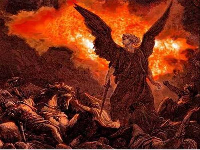 ღვთის ურჩთ ღუპავს გამნადგურებელი, გამწყვეტი, შემმუსვრელი ანგელოზები